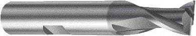 Sandvik Coromant - 5mm, 2 Flute, Solid Carbide, Corner Radius End Mill - 54mm OAL, 30° Helix, Right Hand Flute, 6.5mm LOC, Right Hand Cut - USA Tool & Supply