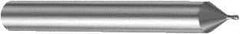 Sandvik Coromant - 1mm, 1mm LOC, 6mm Shank Diam, 54mm OAL, 2 Flute, Solid Carbide Square End Mill - Single End, TiAlN Finish, Spiral Flute, 30° Helix, Centercutting, Right Hand Cut, Right Hand Flute, Series CoroMill Plura - USA Tool & Supply