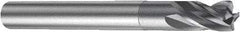 Sandvik Coromant - 5/32", 5/32" LOC, 1/4" Shank Diam, 3" OAL, 4 Flute, Solid Carbide Square End Mill - Single End, TiAlN Finish, Spiral Flute, 30° Helix, Centercutting, Right Hand Cut, Right Hand Flute, Series CoroMill Plura - USA Tool & Supply