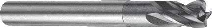 Sandvik Coromant - 1/4", 1/4" LOC, 1/4" Shank Diam, 3" OAL, 4 Flute, Solid Carbide Square End Mill - Single End, TiAlN Finish, Spiral Flute, 30° Helix, Centercutting, Right Hand Cut, Right Hand Flute, Series CoroMill Plura - USA Tool & Supply