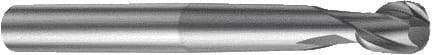 Sandvik Coromant - 16mm Diam, 15mm LOC, 2 Flute Solid Carbide Ball End Mill - 150mm OAL, 16mm Shank Diam, Ball Flute - USA Tool & Supply