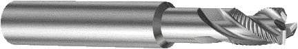 Sandvik Coromant - 10mm, 3 Flute, Solid Carbide, Corner Radius End Mill - 83mm OAL, 40° Helix, Right Hand Flute, 14mm LOC, Right Hand Cut - USA Tool & Supply