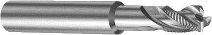 Sandvik Coromant - 12mm, 3 Flute, Single End, Solid Carbide, Corner Chamfer End Mill - 100mm OAL, Right Hand Flute, 16mm LOC, Right Hand Cut - USA Tool & Supply