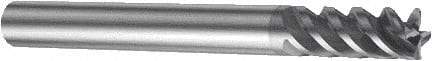 Sandvik Coromant - 8mm, 4 Flute, Single End, Solid Carbide, Corner Chamfer End Mill - 80mm OAL, Right Hand Flute, 19mm LOC, Right Hand Cut - USA Tool & Supply