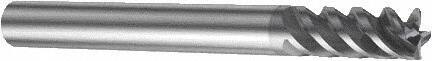 Sandvik Coromant - 5mm, 3 Flute, Solid Carbide, Corner Radius End Mill - 57mm OAL, 50° Helix, Right Hand Flute, 13mm LOC, Right Hand Cut - USA Tool & Supply