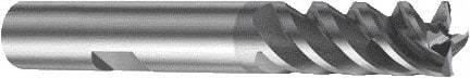 Sandvik Coromant - 8mm, 4 Flute, Solid Carbide, Corner Radius End Mill - 63mm OAL, 50° Helix, Right Hand Flute, 19mm LOC, Right Hand Cut - USA Tool & Supply