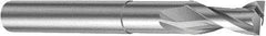 Sandvik Coromant - 3mm, 4mm LOC, 3mm Shank Diam, 38mm OAL, 2 Flute, Solid Carbide Square End Mill - Single End, Uncoated, Spiral Flute, 25° Helix, Right Hand Cut, Right Hand Flute, Series CoroMill Plura - USA Tool & Supply