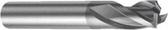 Sandvik Coromant - 14mm, 3 Flute, Solid Carbide, Corner Radius End Mill - 75mm OAL, 30° Helix, Right Hand Flute, 14.5mm LOC, Right Hand Cut - USA Tool & Supply