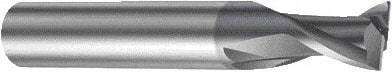 Sandvik Coromant - 4mm, 2 Flute, Single End, Solid Carbide, Corner Chamfer End Mill - 54mm OAL, Right Hand Flute, 5.5mm LOC, Right Hand Cut - USA Tool & Supply