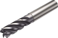 Sandvik Coromant - 5/8", 5 Flute, Single End, Solid Carbide, Corner Chamfer End Mill - 3-1/2" OAL, Right Hand Flute, 1.315" LOC, Right Hand Cut - USA Tool & Supply