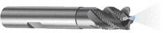 Sandvik Coromant - 8mm, 9mm LOC, 8mm Shank Diam, 58mm OAL, 4 Flute, Solid Carbide Square End Mill - Single End, TiAlN Finish, Spiral Flute, 40° Helix, Right Hand Cut, Right Hand Flute, Series CoroMill Plura - USA Tool & Supply