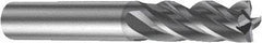 Sandvik Coromant - 6mm, 4 Flute, Single End, Solid Carbide, Corner Chamfer End Mill - 57mm OAL, Right Hand Flute, 17/32" LOC, Right Hand Cut - USA Tool & Supply