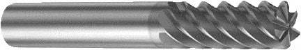 Sandvik Coromant - 16mm, 32mm LOC, 16mm Shank Diam, 92mm OAL, 6 Flute, Solid Carbide Square End Mill - Single End, TiAlN Finish, Spiral Flute, 50° Helix, Right Hand Cut, Right Hand Flute, Series CoroMill Plura - USA Tool & Supply