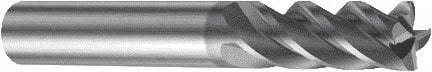 Sandvik Coromant - 12mm, 4 Flute, Solid Carbide, Corner Radius End Mill - 83mm OAL, 41° Helix, Right Hand Flute, 26mm LOC, Right Hand Cut - USA Tool & Supply
