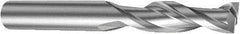 Sandvik Coromant - 6mm, 22mm LOC, 6mm Shank Diam, 65mm OAL, 2 Flute, Solid Carbide Square End Mill - Single End, Uncoated, Spiral Flute, 25° Helix, Right Hand Cut, Right Hand Flute, Series CoroMill Plura - USA Tool & Supply