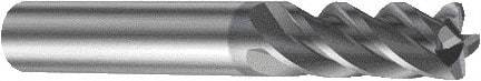 Sandvik Coromant - 8mm, 19mm LOC, 8mm Shank Diam, 63mm OAL, 4 Flute, Solid Carbide Square End Mill - Single End, AlTiN Finish, Spiral Flute, 41° Helix, Right Hand Cut, Right Hand Flute, Series CoroMill Plura - USA Tool & Supply