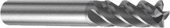 Sandvik Coromant - 2mm, 7mm LOC, 6mm Shank Diam, 57mm OAL, 4 Flute, Solid Carbide Square End Mill - Single End, TiAlN Finish, Spiral Flute, 45° Helix, Right Hand Cut, Right Hand Flute, Series CoroMill Plura - USA Tool & Supply