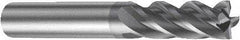 Sandvik Coromant - 2.5mm, 4 Flute, Single End, Solid Carbide, Corner Chamfer End Mill - 57mm OAL, Right Hand Flute, 8mm LOC, Right Hand Cut - USA Tool & Supply