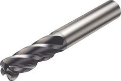 Sandvik Coromant - 3/8", 7/8" LOC, 3/8" Shank Diam, 2-1/2" OAL, 4 Flute, Solid Carbide Square End Mill - USA Tool & Supply