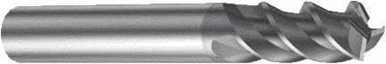Sandvik Coromant - 2mm, 6mm LOC, 6mm Shank Diam, 57mm OAL, 3 Flute, Solid Carbide Square End Mill - Single End, TiAlN Finish, Spiral Flute, 45° Helix, Right Hand Cut, Right Hand Flute, Series CoroMill Plura - USA Tool & Supply