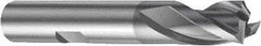 Sandvik Coromant - 12mm, 3 Flute, Solid Carbide, Corner Radius End Mill - 73mm OAL, 30° Helix, Right Hand Flute, 12.5mm LOC, Right Hand Cut - USA Tool & Supply