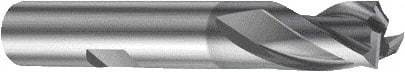 Sandvik Coromant - 4.8mm, 3 Flute, Solid Carbide, Corner Radius End Mill - 54mm OAL, 30° Helix, Right Hand Flute, 6.5mm LOC, Right Hand Cut - USA Tool & Supply