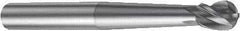 Sandvik Coromant - 5mm Diam, 7mm LOC, 4 Flute Solid Carbide Ball End Mill - 80mm OAL, 6mm Shank Diam, Ball Flute - USA Tool & Supply