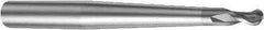 Sandvik Coromant - 8mm Diam, 8mm LOC, 2 Flute Solid Carbide Ball End Mill - 100mm OAL, 12mm Shank Diam, Ball Flute - USA Tool & Supply