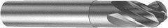 Sandvik Coromant - 16mm Diam, 16mm LOC, 4 Flute Solid Carbide Ball End Mill - 92mm OAL, 16mm Shank Diam, Ball Flute - USA Tool & Supply