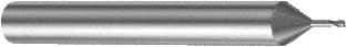 Sandvik Coromant - 0.6mm, 0.6mm LOC, 6mm Shank Diam, 57mm OAL, 2 Flute, Solid Carbide Square End Mill - TiAlN Finish, 30° Helix, Centercutting, Right Hand Cut, Right Hand Flute, Series CoroMill Plura - USA Tool & Supply
