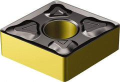 Sandvik Coromant - CNMG433 XM Grade 2220 Carbide Turning Insert - TiCN/AI2O3/TiN Finish, 80° Diamond, 1/2" Inscr Circle, 3/16" Thick, 3/64" Corner Radius - USA Tool & Supply