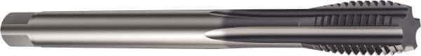 Sandvik Coromant - 5/8-18 UNF 2BX 5 Flute TiAlN Finish High Speed Steel Straight Flute Machine Tap - Right Hand Thread, 100mm OAL, 23mm Thread Length - USA Tool & Supply