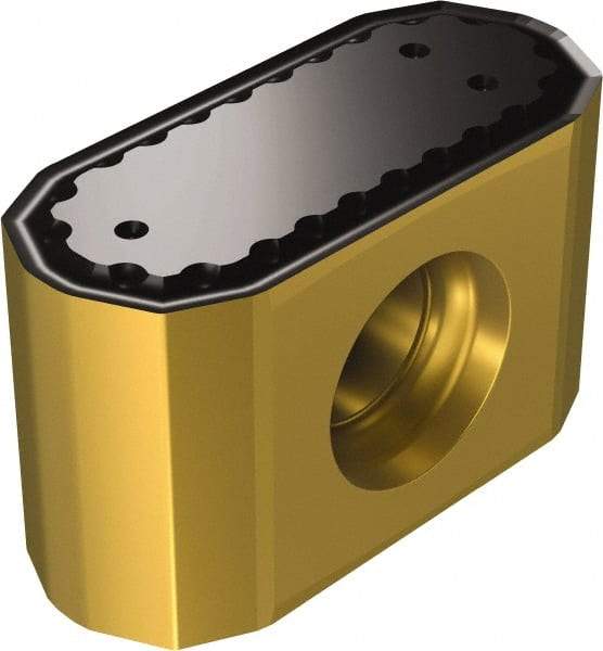 Sandvik Coromant - 425N1707 KLW Grade 3220 Carbide Milling Insert - TiCN/Al2O3/TiN Finish, 10mm Thick - USA Tool & Supply