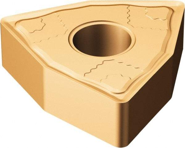 Sandvik Coromant - WNMG432 SMC Grade 1115 Carbide Turning Insert - TiAlN/AlCr2O3 Finish, 80° Trigon, 1/2" Inscr Circle, 3/16" Thick, 1/32" Corner Radius - USA Tool & Supply