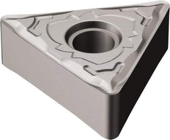 Sandvik Coromant - TNMG331 SF Grade H13A Carbide Turning Insert - Uncoated, 60° Triangle, 3/8" Inscr Circle, 3/16" Thick, 1/64" Corner Radius - USA Tool & Supply