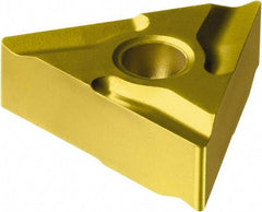 Sandvik Coromant - TNMG332 K Grade 2035 Carbide Turning Insert - TiAlN/TiN Finish, 60° Triangle, 3/8" Inscr Circle, 3/16" Thick, 1/32" Corner Radius - USA Tool & Supply