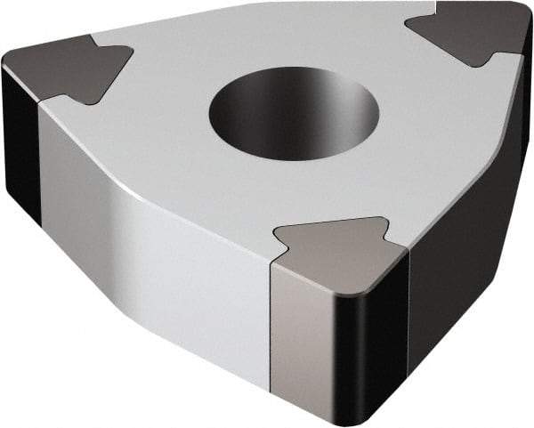 Sandvik Coromant - WNGA432 WH Grade 7025 CBN Turning Insert - Uncoated, 80° Trigon, 1/2" Inscr Circle, 3/16" Thick, 1/32" Corner Radius - USA Tool & Supply