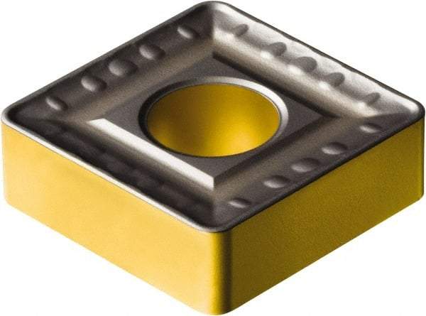 Sandvik Coromant - SNMM858 HR Grade 4215 Carbide Turning Insert - TiCN/AI2O3/TiN Finish, 90° Square, 1" Inscr Circle, 5/16" Thick, 1/8" Corner Radius - USA Tool & Supply