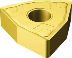 Sandvik Coromant - WNMG433 MMC Grade 2025 Carbide Turning Insert - TiCN/AI2O3/TiN Finish, 80° Trigon, 1/2" Inscr Circle, 3/16" Thick, 3/64" Corner Radius - USA Tool & Supply