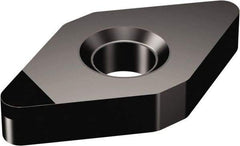 Sandvik Coromant - DNMA432 Grade CB20 CBN Turning Insert - Uncoated, 55° Diamond, 1/2" Inscr Circle, 3/16" Thick, 1/32" Corner Radius - USA Tool & Supply