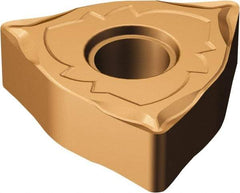 Sandvik Coromant - WNMG432 SF Grade 1115 Carbide Turning Insert - TiAlN/AlCr2O3 Finish, 80° Trigon, 1/2" Inscr Circle, 3/16" Thick, 1/32" Corner Radius - USA Tool & Supply