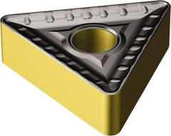 Sandvik Coromant - TNMM546 HR Grade 4325 Carbide Turning Insert - TiCN/AI2O3/TiN Finish, 60° Triangle, 5/8" Inscr Circle, 1/4" Thick, 3/32" Corner Radius - USA Tool & Supply