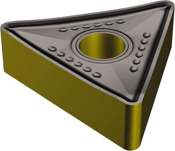Sandvik Coromant - TNMM543 MR Grade 4335 Carbide Turning Insert - TiCN/AI2O3/TiN Finish, 60° Triangle, 5/8" Inscr Circle, 1/4" Thick, 3/64" Corner Radius - USA Tool & Supply