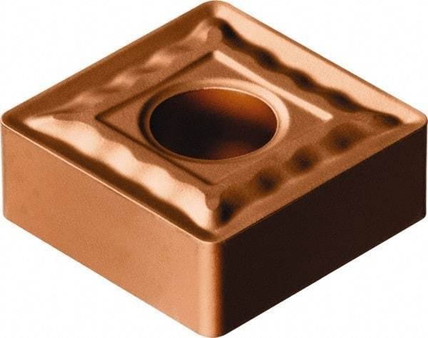 Sandvik Coromant - SNMG432 QM Grade 1115 Carbide Turning Insert - TiAlN/AlCr2O3 Finish, 90° Square, 1/2" Inscr Circle, 3/16" Thick, 1/32" Corner Radius - USA Tool & Supply