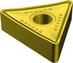 Sandvik Coromant - TNMM432 MR Grade 2025 Carbide Turning Insert - 60° Triangle, 1/2" Inscr Circle, 3/16" Thick, 1/32" Corner Radius - USA Tool & Supply
