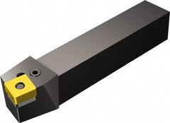 Sandvik Coromant - PSBNR/L, Right Hand Cut, 15° Lead Angle, 50mm Shank Height x 50mm Shank Width, Negative Rake Indexable Turning Toolholder - 300mm OAL, SNMG 25 07 24, SNMG 856 Insert Compatibility, Series T-Max P - USA Tool & Supply