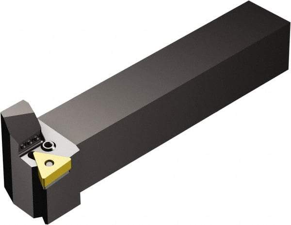 Sandvik Coromant - PTGNR/L..HP, Right Hand Cut, -1° Lead Angle, 16mm Shank Height x 16mm Shank Width, Negative Rake Indexable Turning Toolholder - 100mm OAL, TNMG 16 04 08, TNMG 332 Insert Compatibility, Series T-Max P - USA Tool & Supply