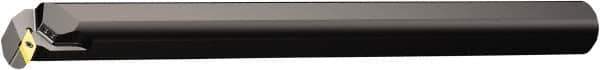 Sandvik Coromant - 1.0118" Min Bore Diam, 10" OAL, 3/4" Shank Diam, A..SVUBR/L..HP-E Indexable Boring Bar - Screw-On Holding Method - USA Tool & Supply