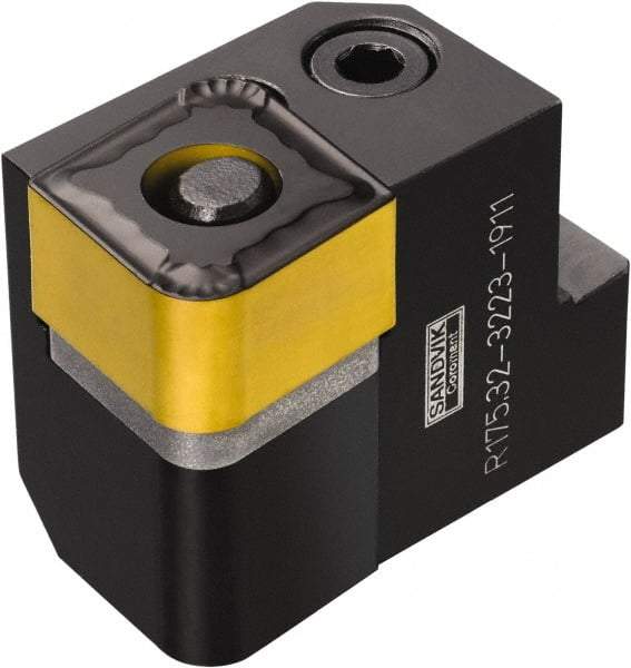 Sandvik Coromant - Series T-Max P, Left Hand, R/L175.32-3223-1911 Toolholder Compatibility, CNMX 19 11 40 Insert Compatibility, Indexable Turning Cartridge - Lever Holding Method, 43.5mm OAL x 32mm OAW x 22.6mm OAH - USA Tool & Supply