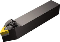 Sandvik Coromant - DDNN, Neutral Cut, 27.50° Lead Angle, 32mm Shank Height x 25mm Shank Width, Negative Rake Indexable Turning Toolholder - 170mm OAL, DNMG 15 06 08 Insert Compatibility, Series T-Max P - USA Tool & Supply